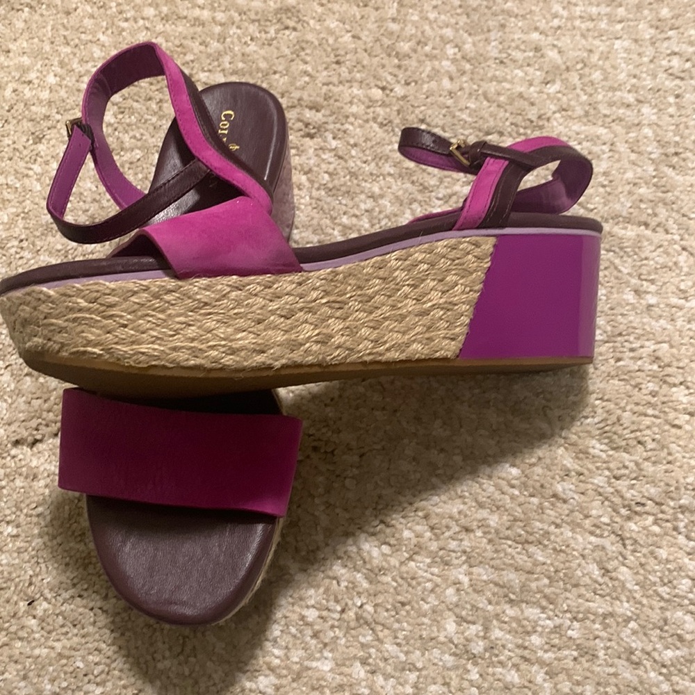 COLE HAAN Magenta and purple cole haan 🩴 sandals 🩴